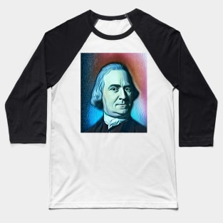 Samuel Adams Portrait | Samuel Adams Artwork 6 Baseball T-Shirt